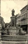 CPA Liege the Fountain of Vinave of the sommee of Statue of the Virgin by the berninesque Sculptor Jean LED Court
