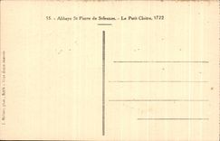 CPA Abbey St Pierre de Solesmes the Small Cloister