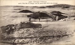 CPA Picturesque Auvergne a Mer De Clouds Seen Of the Summit Of Puy de Dome