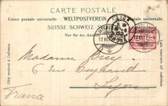 CPA Interlaken Die Jungfrau Suisse