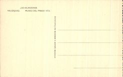 Tired CPA Hilanderas Velazquez Museo Del Prado Madrid