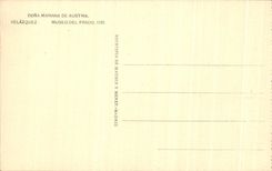 CPA Gave Mariana De Austria Velazquez Museo Del Prado Madrid