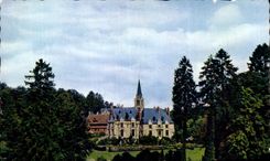 CPSM Park Zoologique De Cleres View Of the Castle Zoo