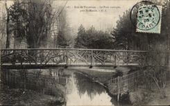 CPA Wood of Vincennes the rustlque Bridge prds St Mande
