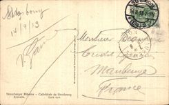 CPA Strasbourg Cathedral of Strasbourg