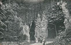 CPA Paris Chaunont Hillocks Entrance Of the Cave