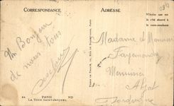 CPA Paris the Tower Saint Jacques