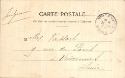 CPA Palate of Fontainebleau Pond to carps and Chinese museum