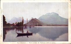 CPA Lake Annecy Port And Baie De Talloires
