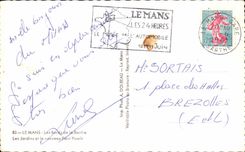 CPA Mans Edges of the Sarthe Gardens And the New Yssoir bridge