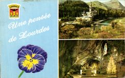 CPA a Pensee De Lourdes