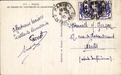 CPA Paris the Palate Of Louvre the Carousel