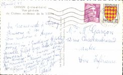 CPA Chinon View Of the Castle To the Top Of Vienna