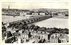 CPA Bordeaux View Of Pont De Pierre Towards the District Of the Country house