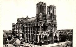 CPA the Cathedral of Rheims
