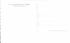 CPA the Cathedral of Rheims