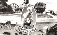 CPA Souvenir Of the Home on Sea