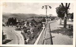 CPA Saint Gaudens the Boulevard of the South Seen on the Pyrenees