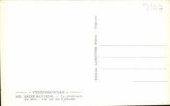 CPA Saint Gaudens the Boulevard of the South Seen on the Pyrenees