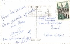 Recuerdo de CPA el castillo de Dieppe