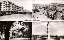 CPA Berck Beach the Esplanade the Beach the Casino the Lighthouse