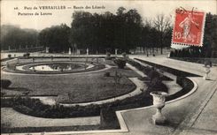 CPA Parc de Versailles Bassin des Lezards Parterres de Latone