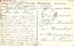 CPA Castle of Malmaison Old Residence of the Napoleon emperor 1st and the impeatrice Josephine the water part