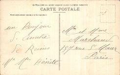 CPA Rheims Colbert Garden towards Train station