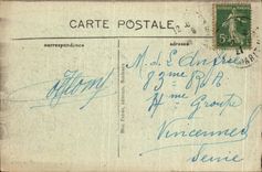 CPA Niza la caminata de los barcos de Mtdi y de Ponchettes