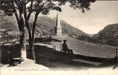 CPA Luz Saint Saver Seen on the Valley of I' Eglise of Salferino