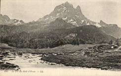 CPA the Peak of the South of Ossau