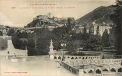 CPA the Chateau De Lourdes Seen Of the terrace Of the Rosary
