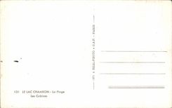 CPA the Lake Chambon the Beach Cabins