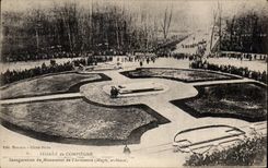 CPA Drill of Compiegne Inauguration of the Monument of I' Armistice Militaria
