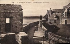 CPA Mount St Michel Walk of the Walls