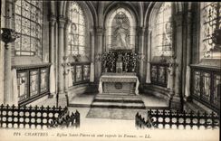 CPA Chartres Church Saint Pierre or are expose Enamels