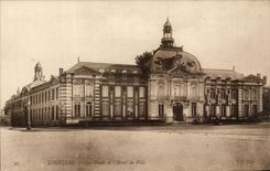 CPA Louviers the Museum and the Town hall