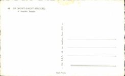 CPSM Mont Saint Michel has High tide