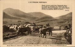 CPA Landscape with the hamlet of Bressouleille
