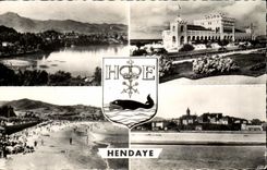 Free Spanish CPA Hendaye View Casino Beach Fontarabie Whale