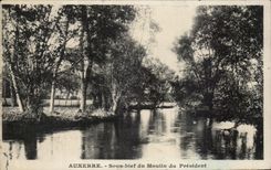 CPA Auxerre bajo nivel del molino del presidente
