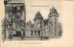 CPA Pau Le Chateau Facade Principale