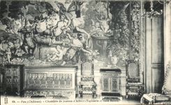 CPA Pau Chambre De Jeanne D'Albret Tapisserie et vieux bahut 
