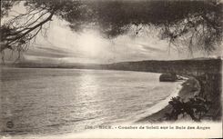 Puesta del sol de CPA Niza en la bahia de los angeles