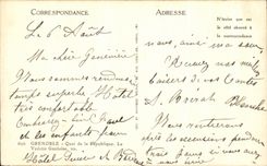 CPA Grenoble Quay Of the Republic the Gallic High-speed motorboat