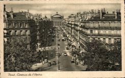 CPA Paris Avenue of Opera