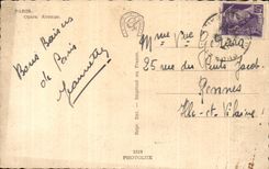 CPA Paris Avenue of Opera