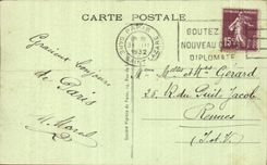 CPA Paris Trocadero and the bridge of Iena