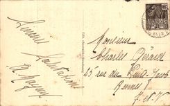 CPA Strasbourg Seen towards the University taken of the Palate of the Rhine