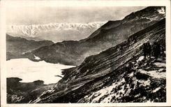 CPA Picturesque Savoy Lake and Collar of the Cenis Mount